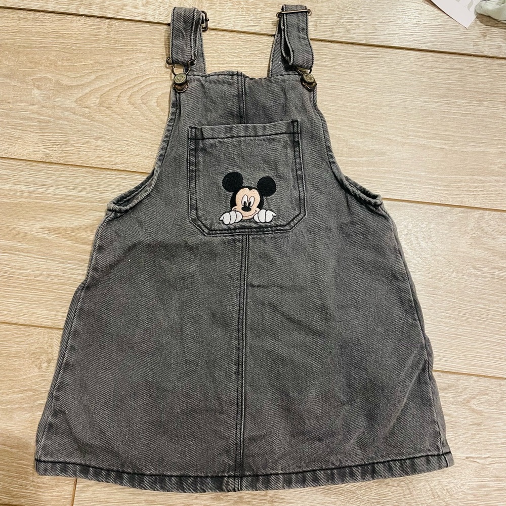 Mickey Mouse black overall dress 2 to 3 years